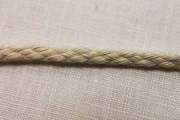 Linen bleached rope 5 mm